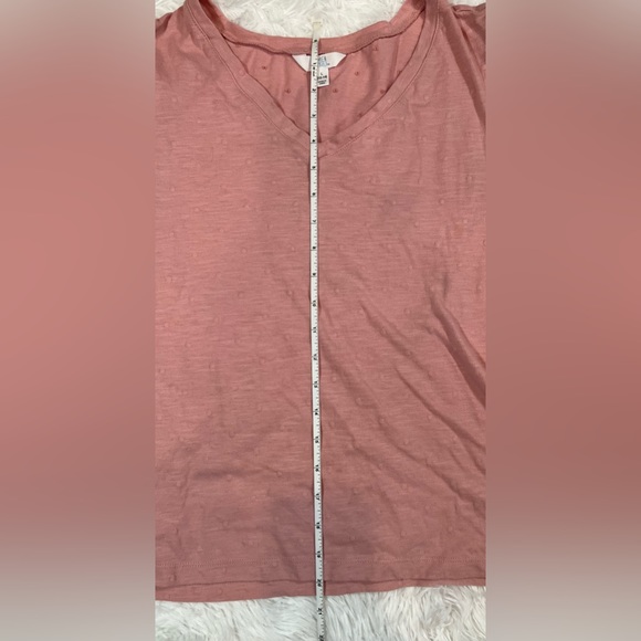 Time and Try pink polka dot puff layered sleeve shirt - Picture 3 of 7